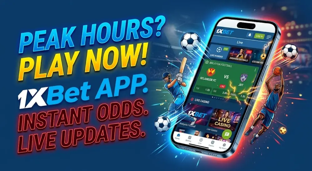 Using the 1xBet App During Peak Sports Hours